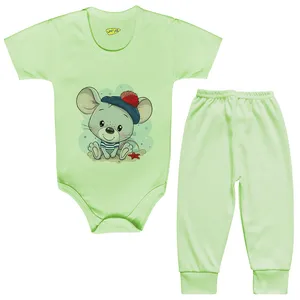 ست بادی و شلوار نوزادی کارانس مدل BSTG-3204