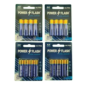 باتری قلمی پاورفلش مدل الترا آلکالاین بسته۱۶ عددی
