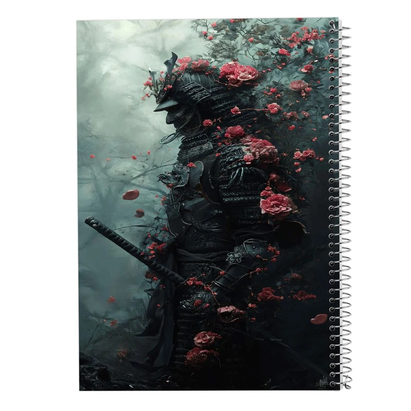 دفتر ژورنال نویسی 50 برگ مدوپد مدل نقطه ای طرح سامورایی کد DF15173