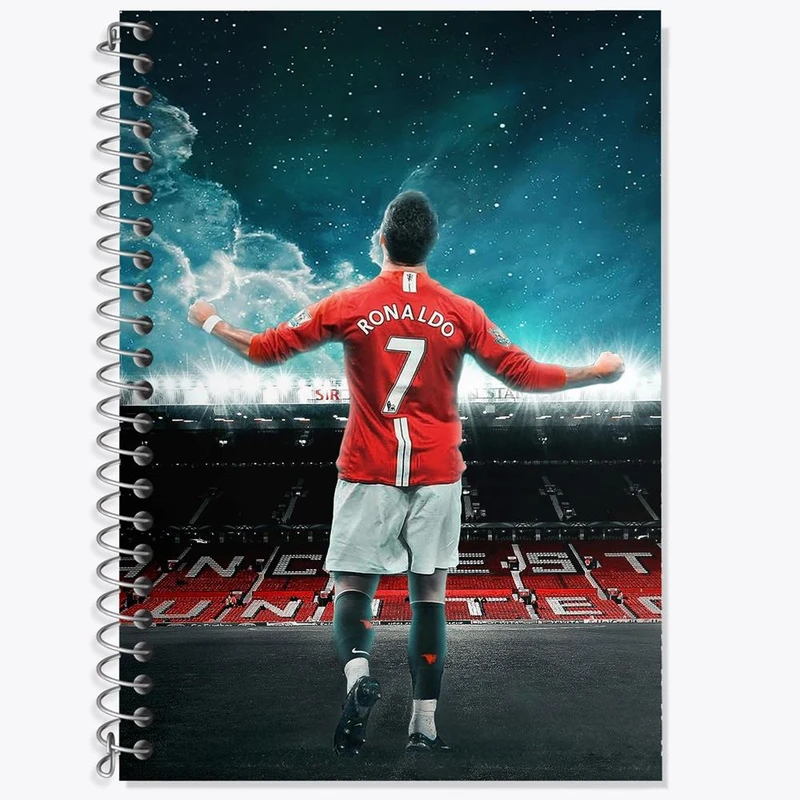 دفتر لغت 50 برگ خندالو مدل کریستیانو رونالدو کد 13896