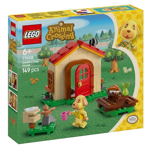 لگو 149 قطعه سری Animal Crossing مدل Goldie’s Cozy House کد 77058