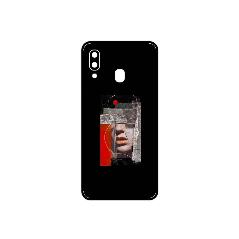 برچسب پوششی ماهوت مدل Collage of Mouth مناسب برای گوشی موبایل سامسونگ Galaxy A40
