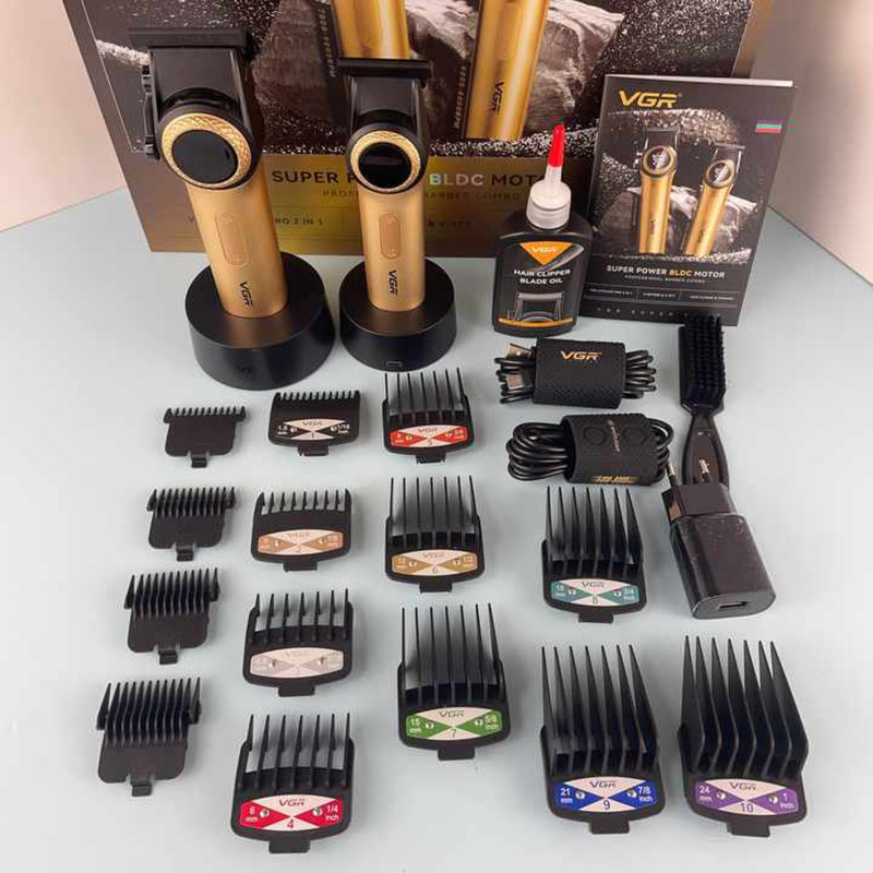 ماشین اصلاح موی سر و صورت شارژی وی جی ار مدل v-001 v--977 ماشین اصلاح موی سر و صورت شارژی وی جی ار مدل v-001 v--977