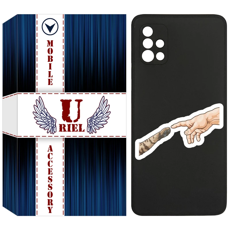 کاور یوریل مدل KSH کد 94 طرح دست گربه مناسب برای گوشی موبایل سامسونگ Galaxy A51