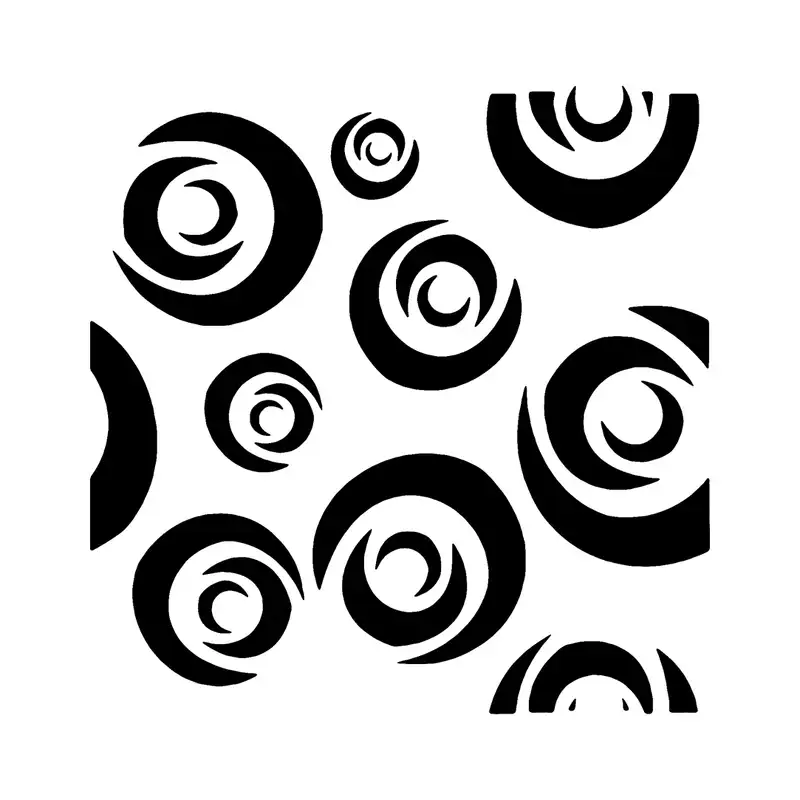 شابلون باتیس آرت طرح گل کد 50-665