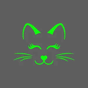 استیکر لپ تاپ شیپرس طرح گربه کد SL002 G