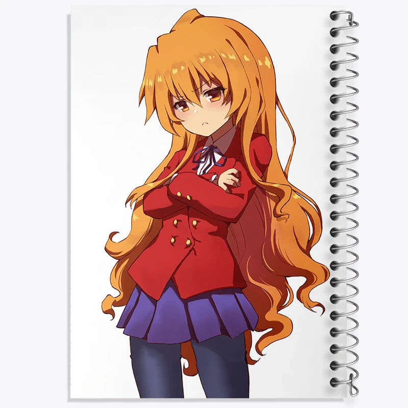 دفتر مشق 50 برگ خندالو طرح تایگا انیمه تورادورا کد 32498