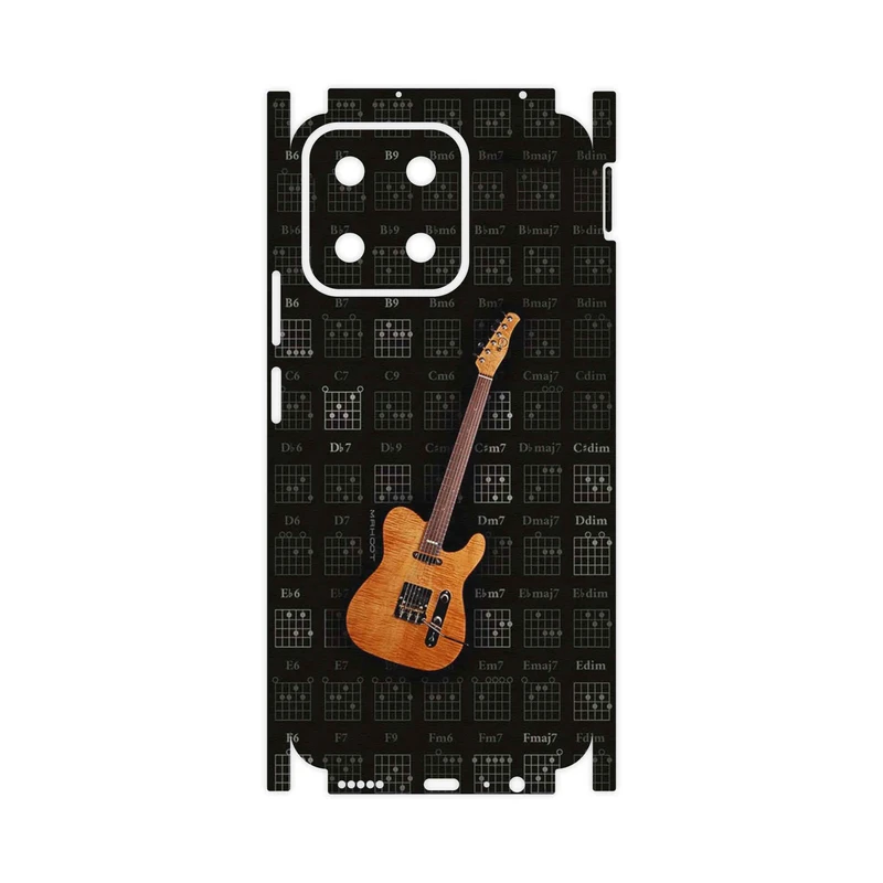 برچسب پوششی ماهوت مدل Guitar_Instrument-FullSkin مناسب برای گوشی موبایل آنر X7c