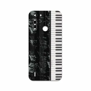 MAHOOT Piano-Instrument Cover Sticker for Motorola One Fusion