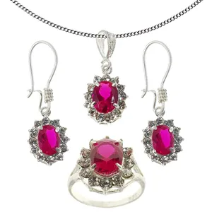 نیم ست نقره زنانه سلین کالا مدل ce-yagh1