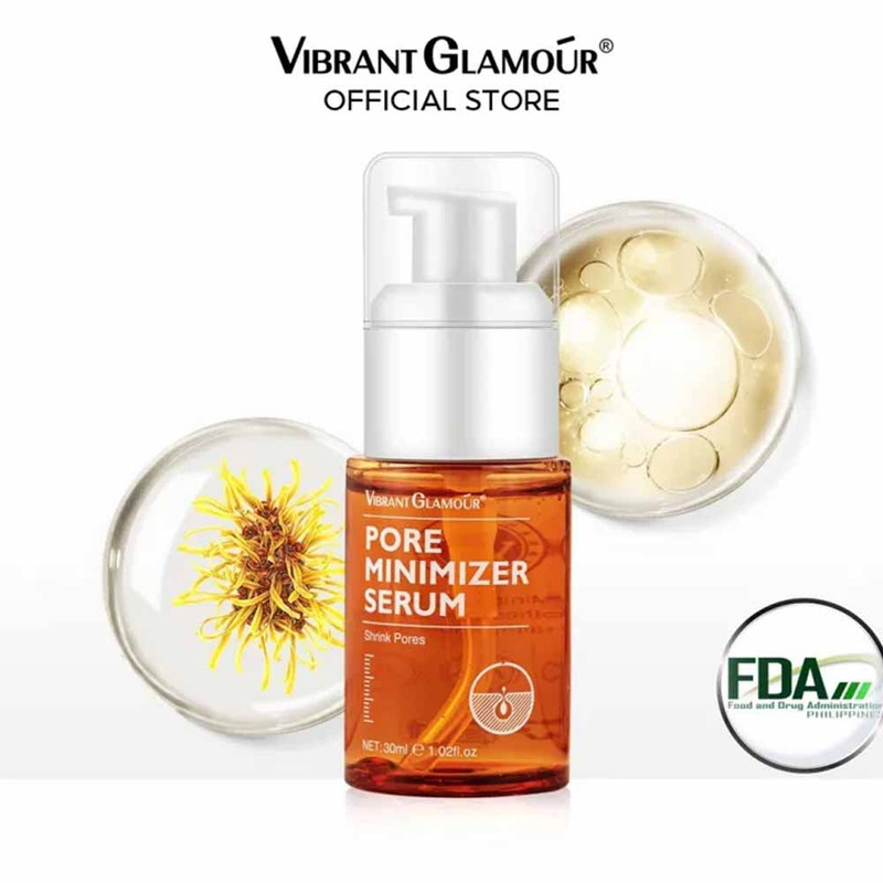 سرم پوست ویبرانت گلمور مدل کوچک کننده منافذ حجم 30 میلی لیتر