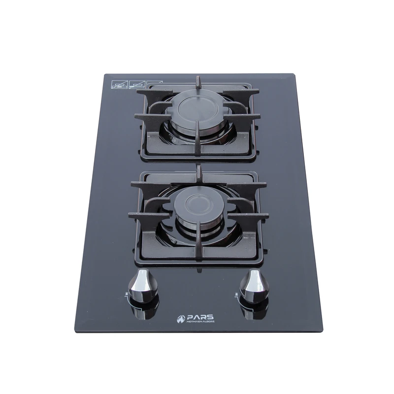 اجاق گاز صفحه‌ای دو شعله پارس مطمئن البرز مدل ترموکوبل دار G220
