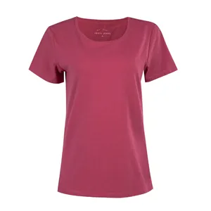 تی شرت آستین کوتاه زنانه جوتی جینز مدل مدل بیسیک کد 1551313 رنگ سرخابی