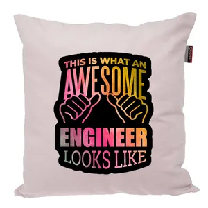 کوسن پاد آفرین مدل مهندس دانشجو مهندسی کد PK401562 سایز 40*40 سانتی متر