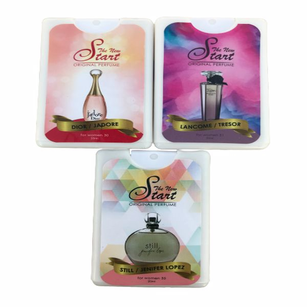 عطر جیبی زنانه نیو استارت مدل VIP حجم 20 میلی لیتر مجموعه 3 عددی