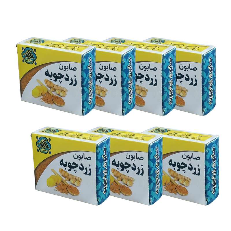 صابون شستشو گیاهستان حکیم مدل زردچوبه وزن 70 گرم بسته هفت عددی صابون شستشو گیاهستان حکیم مدل زردچوبه وزن 70 گرم بسته هفت عددی