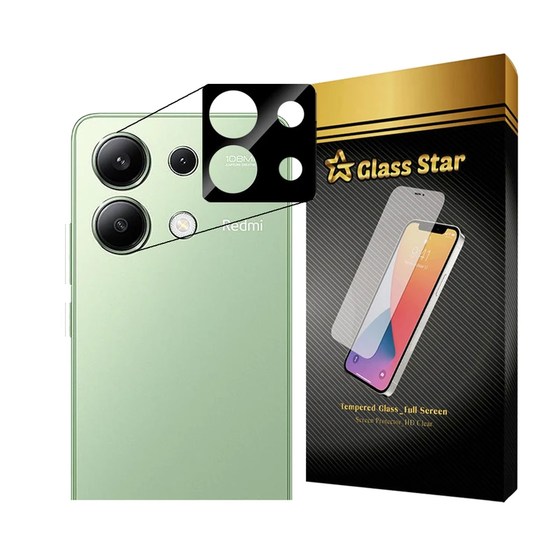 محافظ لنز دوربین گلس استار مدل LENSFS مناسب برای گوشی موبایل شیائومی Redmi Note 13 4G
