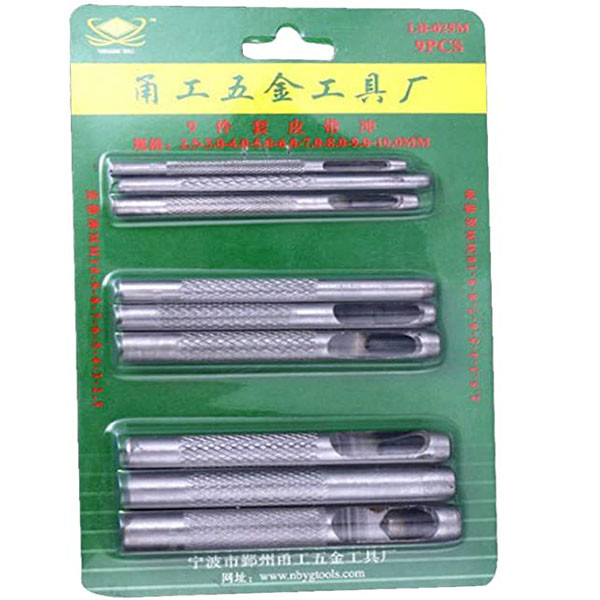 مجموعه 9 عددی سنبه واشر بر مدل HM-009 مجموعه 9 عددی سنبه واشر بر مدل HM-009