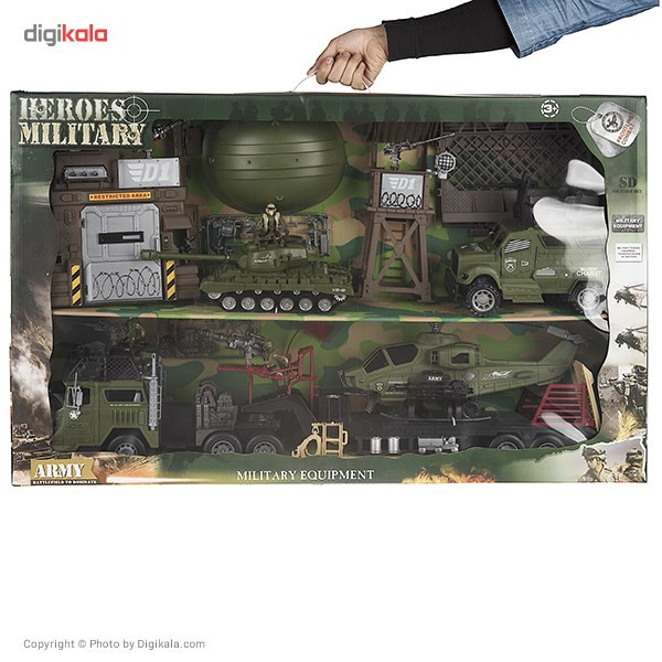اسباب بازی جنگی هروس میلیتاری مدل Military Equipment