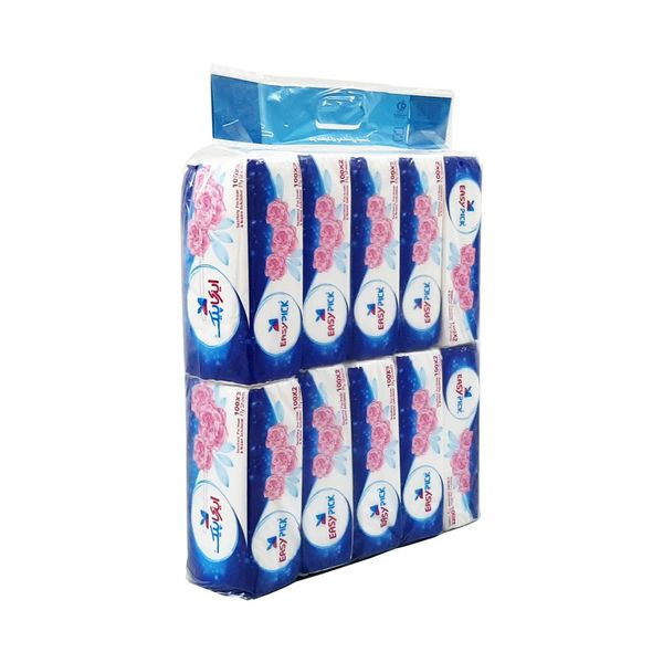 دستمال کاغذی 100 برگ ایزی پیک مدل گل بسته 10 عددی دستمال کاغذی 100 برگ ایزی پیک مدل گل بسته 10 عددی