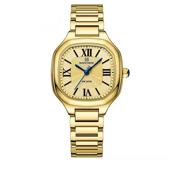 ساعت مچی عقربه ای زنانه نیوی فورس مدل 5042 G/W/G