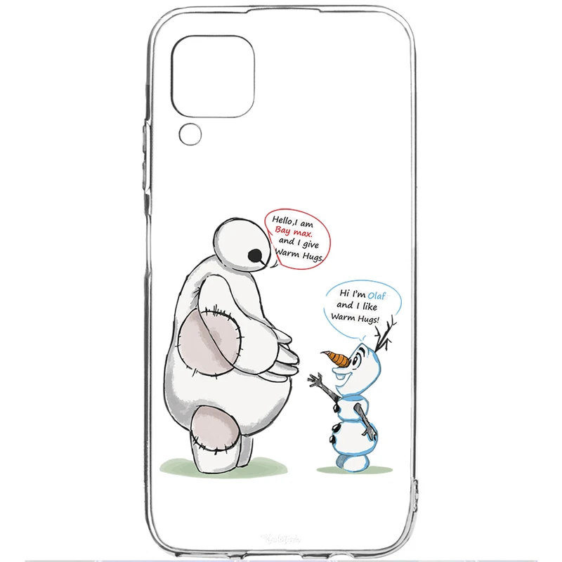 کاور طرح Olaf & Baymax مناسب برای گوشی موبایل هوآوی Nova7i 