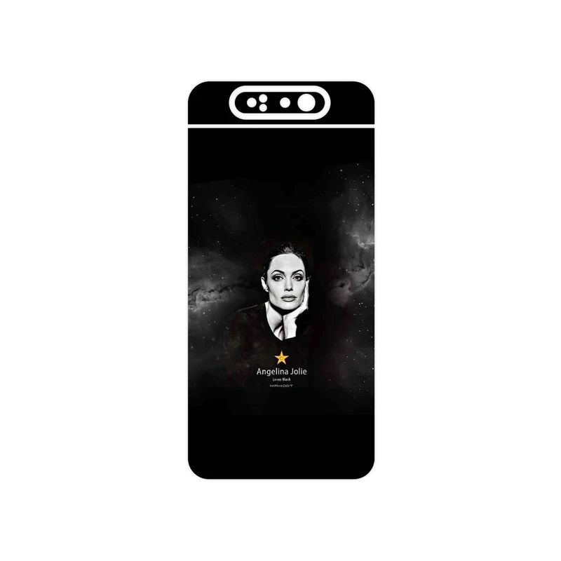برچسب پوششی ماهوت مدل Angelina Jolie مناسب برای گوشی موبایل سامسونگ Galaxy A80