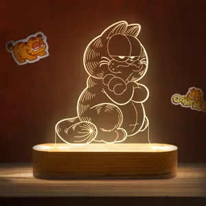 چراغ خواب اتاق کودک ارسا مدل گربه گارفیلد 