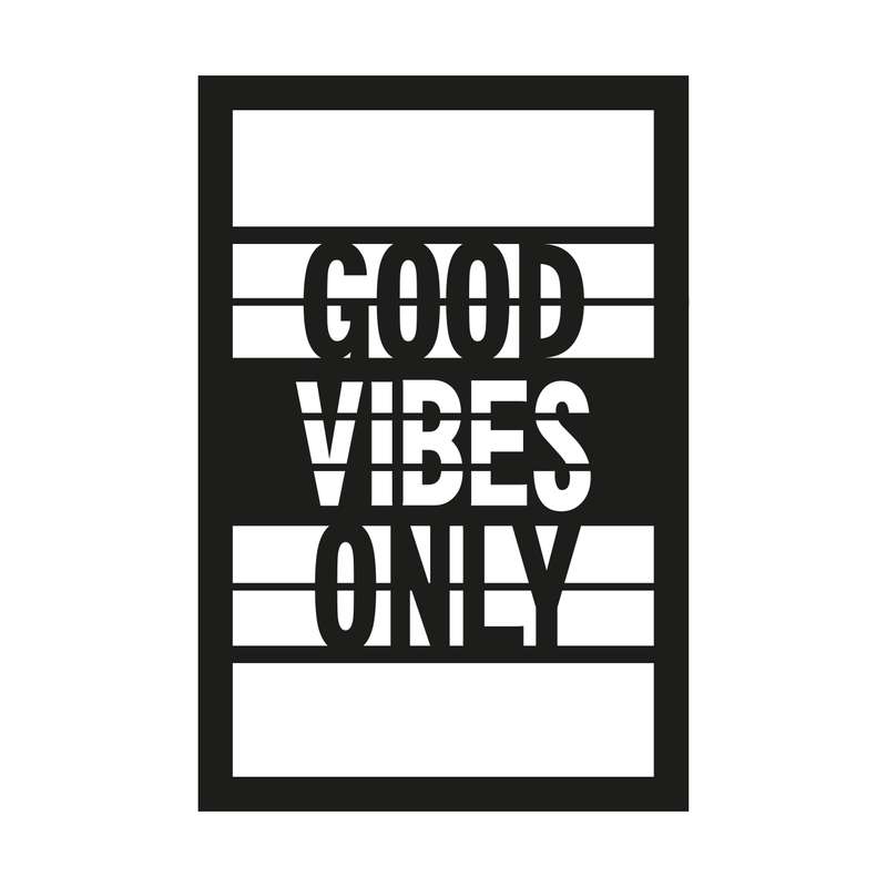 دیوارکوب ناویا مدل GOOD VIBES ONLY