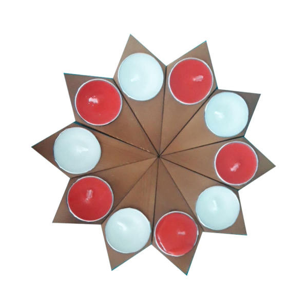جا شمعی مدل شمسه بسته ١٠ عددی