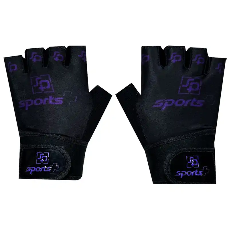 دستکش بدنسازی مدل PLUS مچ بند دار