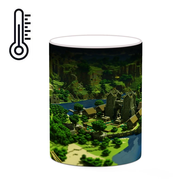 ماگ حرارتی کاکتی طرح ماینکرافت minecraft مدل mgh41389
