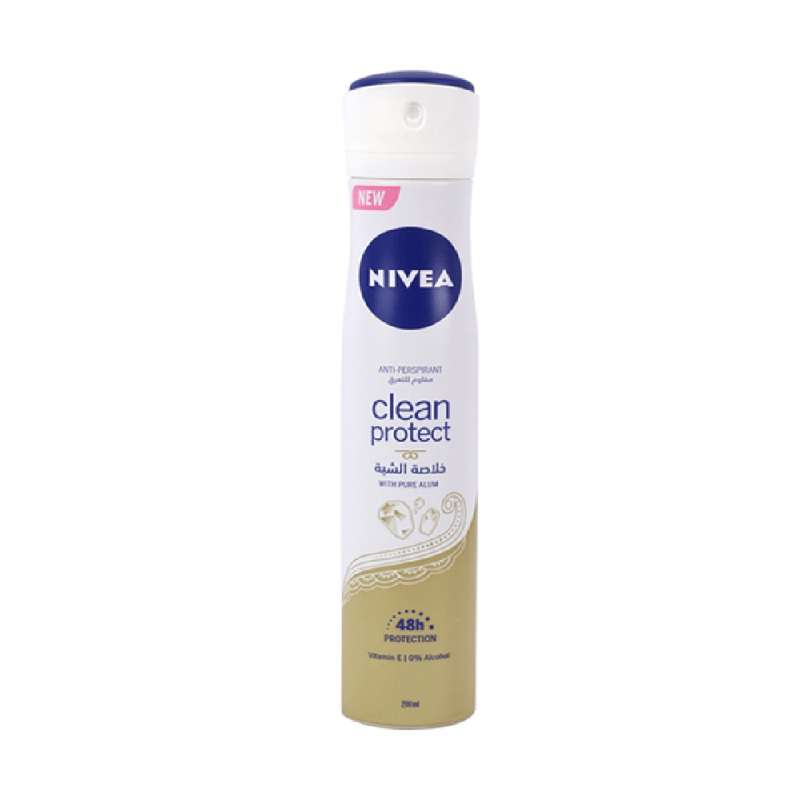 اسپری خوشبو کننده بدن زنانه نیوآ مدل clean_protect حجم 150 میلی لیتر