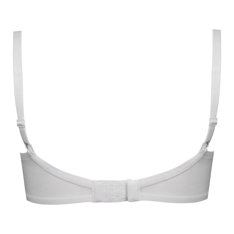 سوتین زنانه برتا مدل ساتن فنردار کد 5117-555-W رنگ سفید