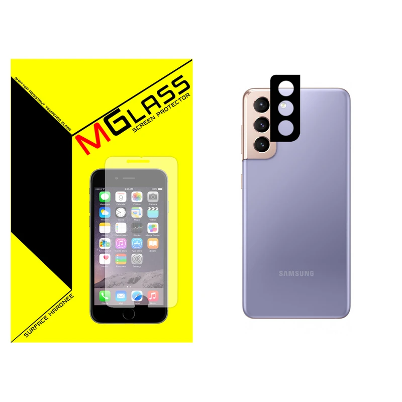 محافظ لنز فلزی دوربین ام گلس مدل MGL-01 مناسب برای گوشی موبایل سامسونگ GALAXY S21 