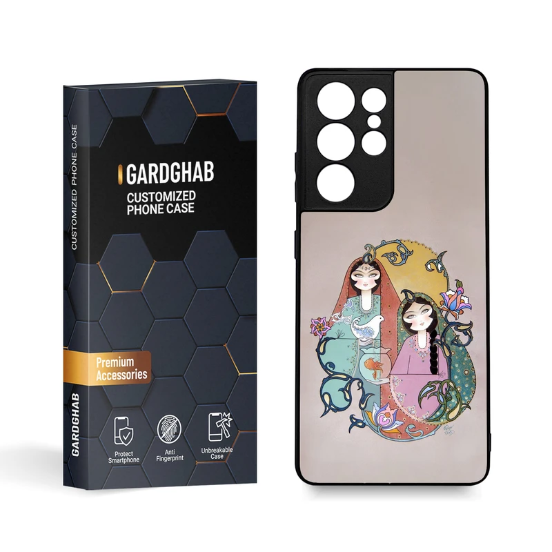 کاور گارد قاب مدل دخترانه مناسب برای گوشی موبایل  سامسونگ Galaxy S21 Ultra / S30 Ultra