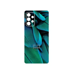 MAHOOT Green Feather Cover Sticker for Samsung Galaxy A52s 5G