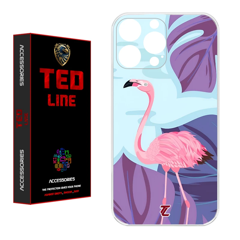 کاور تدلاین طرح فلامینگو کد 1209 مناسب برای گوشی موبایل اپل Iphone 12 Pro Max