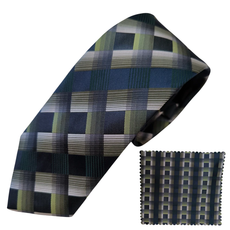 ست کراوات و دستمال جیب مردانه هکس ایران مدل KT-295