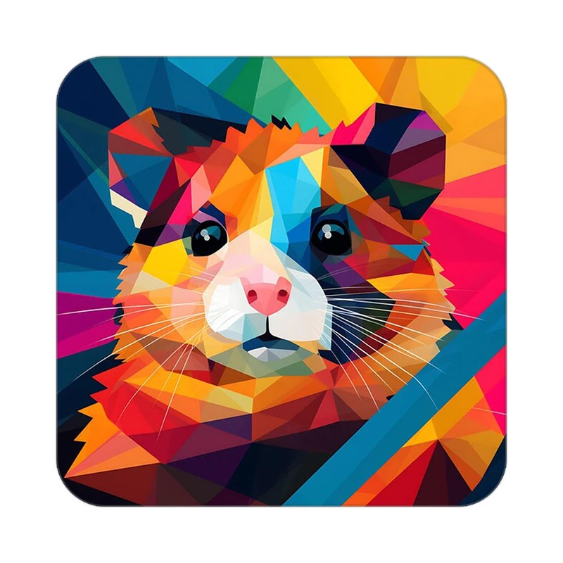 زیر لیوانی کاکتی طرح حیوانات رنگی مدل mp25350