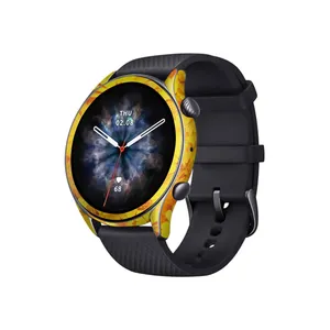 برچسب ماهوت طرح Yellow_Flower مناسب برای ساعت هوشمند شیائومی Amazfit GTR 3 Pro
