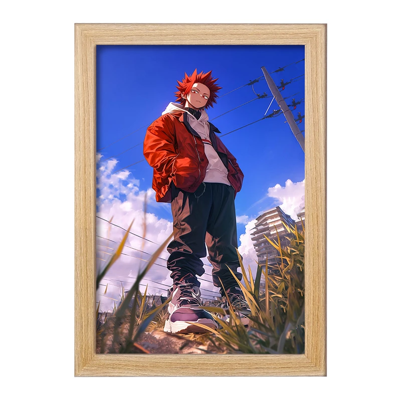 تابلو خندالو مدل انیمه آکادمی قهرمان من کد F2853