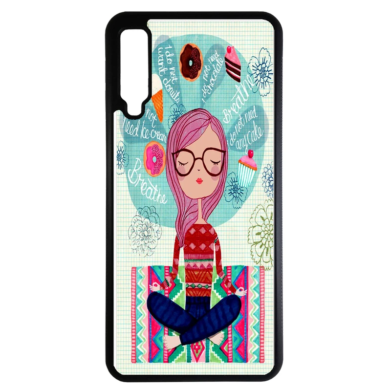 کاور طرح دخترانه کد 11053890 مناسب برای گوشی موبایل سامسونگ galaxy A750 / A7 2018