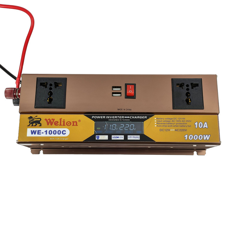 اینورتر شارژر ویلیون مدل WE-1000C ظرفیت 1000 وات
