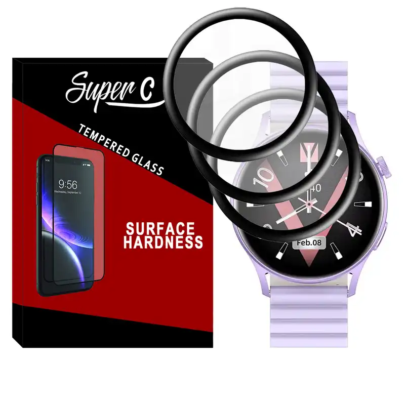 محافظ صفحه نمایش نانو سوپرسی مدل NSC مناسب برای ساعت هوشمند شیائومی Kieslect Lora 2 بسته سه عددی