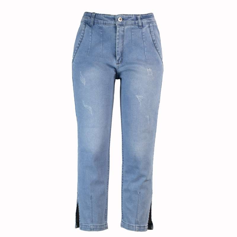 شلوار جین زنانه مدل مام استایل JMS008