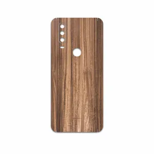 MAHOOT Light Walnut Wood Cover Sticker for Motorola One Action