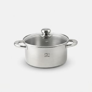 قابلمه پارس استیل مدل کف سه لایه کد 220 سایز 22