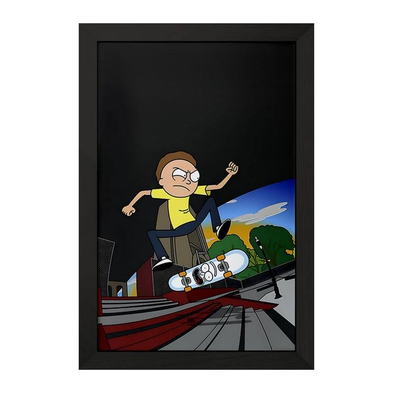 تابلو خندالو مدل ریک و مورتی (Rick and Morty) کد F4928