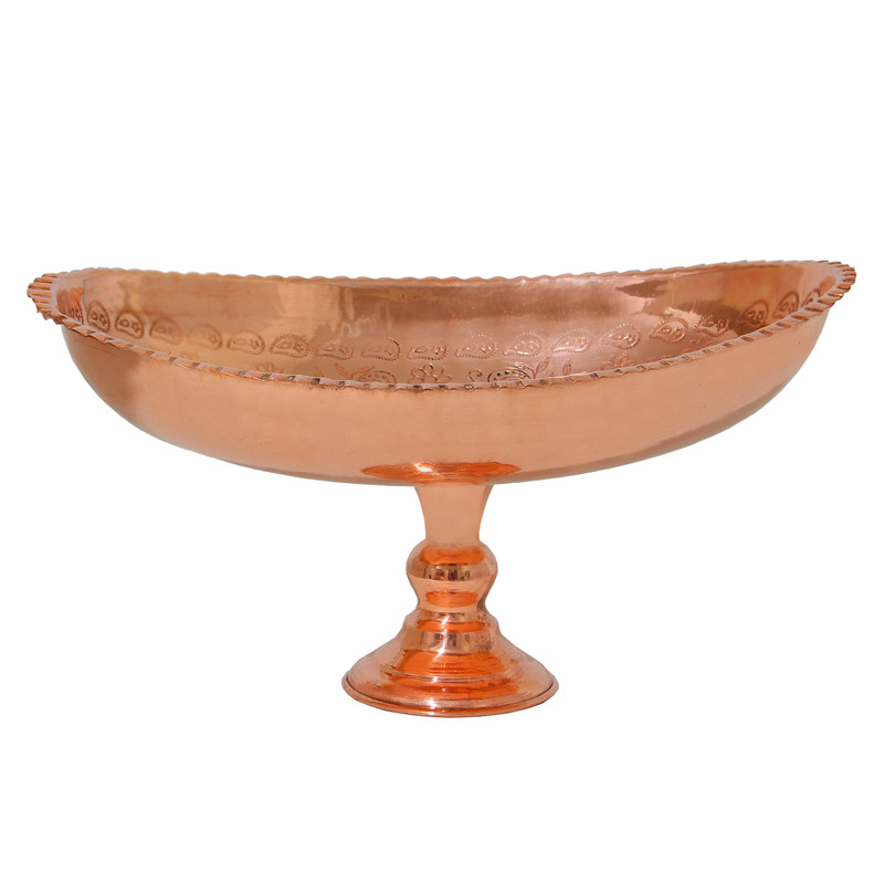 شکلات خوری مسی مدل ترمه کد 222